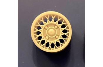 Wheels – 13" spider work motive ( 4 pcs - 3D print ) for Škoda 130L / 130LR 1/18